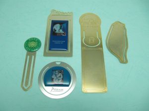 銅蝕縷空印刷書籤