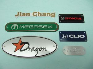 鋁凸字釘孔手冊銘版