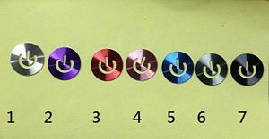 i-phone 金屬按鍵貼 1