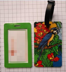 微量+印刷行李吊牌