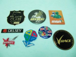 Aluminum printing + hit convex trademarks, Ming version