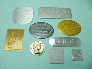Booklet  Aluminum  Bump  trademark、Name-Plate