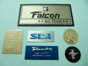 Aluminum Printing  convex trademark、Name-Plate 2