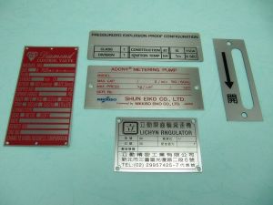 Stainless  Steel  etch  machinery  Name-Plate