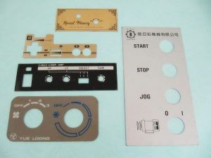 Aluminum printing machinery panel