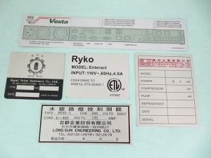 Aluminum printing machinery panel  2