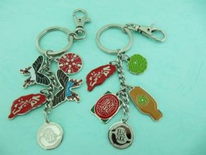 Brass  Etch   Plating Keychain 