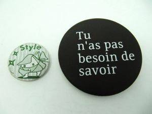 Cloth  printing  Combination  badge